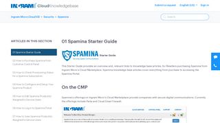 
                            4. Spamina Starter Guide – Ingram Micro Cloud KB