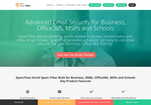 
                            2. SpamTitan - Email Anti-Spam, Built for your Business