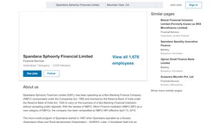 
                            8. Spandana Sphoorty Financial Limited | LinkedIn