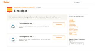
                            8. Spanisch für Anfänger 4 - Online Spanisch lernen - Babbel.com