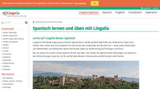 
                            4. Spanisch lernen und üben mit Lingolia