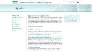 
                            10. Spanish Conversation Center - UNC Wilmington