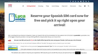 
                            8. Spanish SIM card recommendation - Citylife Madrid