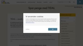 
                            6. Spar penge med TIDAL - CBB