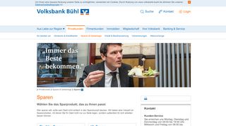 
                            2. Sparbuch - Volksbank Bühl eG