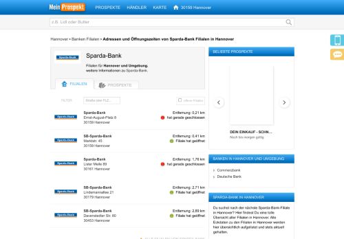 
                            2. Sparda-Bank Filialen Hannover: Adressen und Öffnungszeiten für ...