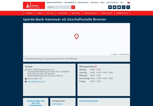 
                            11. Sparda-Bank Hannover eG Geschäftsstelle Bremen | bremen.de