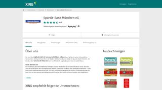 
                            6. Sparda-Bank München eG als Arbeitgeber | XING Unternehmen