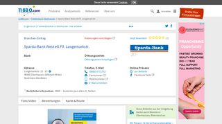 
                            11. ▷ Sparda-Bank West eG Fil. Langemarkstr. | Tel. (0800) 07727... -
