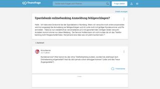 
                            13. Spardabank onlinebanking Anmeldung fehlgeschlagen? (Online-Banking ...