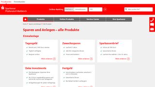 
                            12. Sparen und Anlegen - Alle Produkte - Sparkasse Pfullendorf-Meßkirch