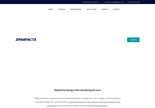 
                            10. Sparfacts: Leading Merchandising Company | Merchandising