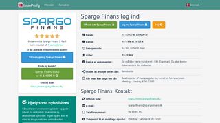 
                            4. ≡ Spargo Finans: login på min konto ≫ registrering ≫ kredit i Spargo ...