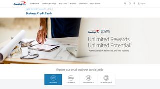
                            7. Spark Business Credit Cards | Capital One