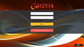 
                            6. Spark Login Page