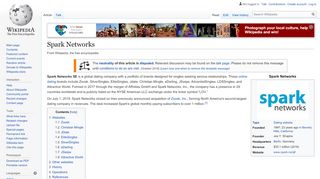 
                            13. Spark Networks - Wikipedia
