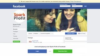 
                            5. Spark Profit - Beranda | Facebook