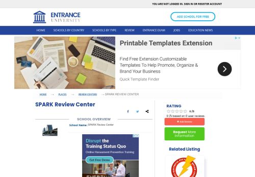 
                            6. SPARK Review Center | Entranceuniversity