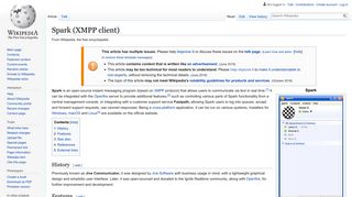 
                            9. Spark (XMPP client) - Wikipedia