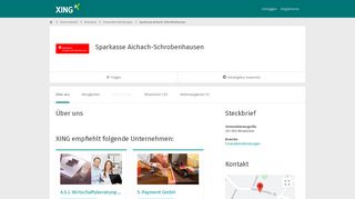 
                            13. Sparkasse Aichach-Schrobenhausen als Arbeitgeber | XING ...