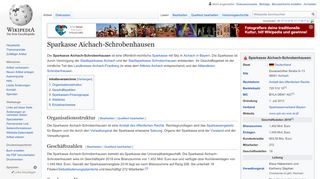 
                            4. Sparkasse Aichach-Schrobenhausen – Wikipedia