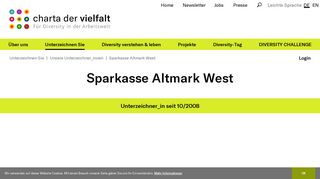 
                            11. Sparkasse Altmark West - Unterzeichner_in der Charta der Vielfalt