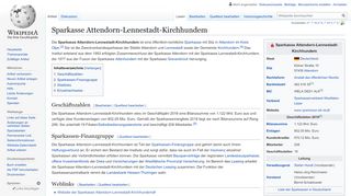 
                            3. Sparkasse Attendorn-Lennestadt-Kirchhundem – Wikipedia