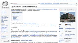 
                            8. Sparkasse Bad Hersfeld-Rotenburg – Wikipedia