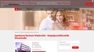 
                            10. Sparkasse Beckum-Wadersloh - Hauptgeschäftsstelle Weststraße ...