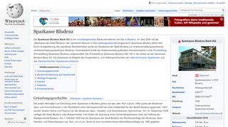 
                            8. Sparkasse Bludenz – Wikipedia