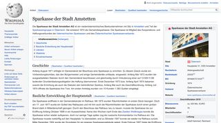 
                            10. Sparkasse der Stadt Amstetten – Wikipedia