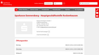 
                            10. Sparkasse Donnersberg - Hauptgeschäftsstelle Rockenhausen ...