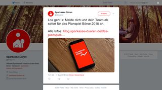 
                            9. Sparkasse Düren on Twitter: 