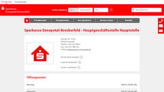 
                            11. Sparkasse Ennepetal-Breckerfeld - Hauptgeschäftsstelle Hauptstelle ...