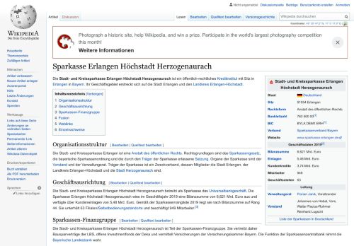 
                            4. Sparkasse Erlangen Höchstadt Herzogenaurach – Wikipedia