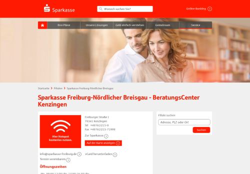 
                            6. Sparkasse Freiburg-Nördlicher Breisgau - BeratungsCenter ...