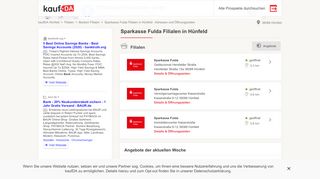 
                            3. Sparkasse Fulda Filialen in Hünfeld - Adressen und Öffnungszeiten