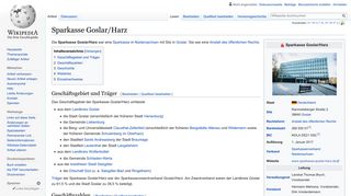 
                            12. Sparkasse Goslar/Harz – Wikipedia