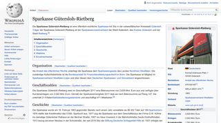 
                            4. Sparkasse Gütersloh-Rietberg – Wikipedia