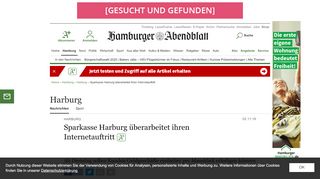 
                            12. Sparkasse Harburg überarbeitet ihren Internetauftritt - Hamburg ...