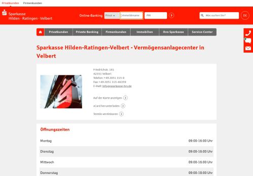 
                            11. Sparkasse Hilden-Ratingen-Velbert - Vermögensanlagecenter in ...