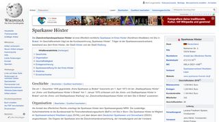 
                            3. Sparkasse Höxter – Wikipedia