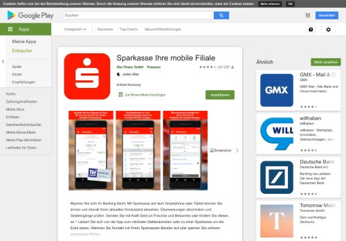 
                            5. Sparkasse Ihre mobile Filiale – Apps bei Google Play