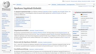 
                            12. Sparkasse Ingolstadt Eichstätt – Wikipedia