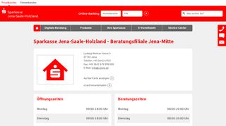 
                            9. Sparkasse Jena-Saale-Holzland - Beratungsfiliale Jena-Mitte, Ludwig ...