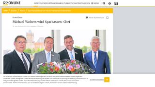 
                            9. Sparkasse Kleve hat neuen Vorstandsvorsitzenden - RP Online