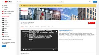 
                            12. Sparkasse KölnBonn - YouTube