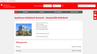 
                            10. Sparkasse Kulmbach-Kronach - Hauptstelle Kulmbach, Fritz ...