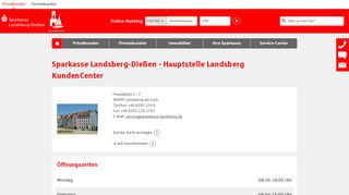 
                            13. Sparkasse Landsberg-Dießen - Hauptstelle Landsberg KundenCenter ...