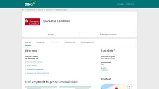 
                            7. Sparkasse Landshut als Arbeitgeber | XING Unternehmen